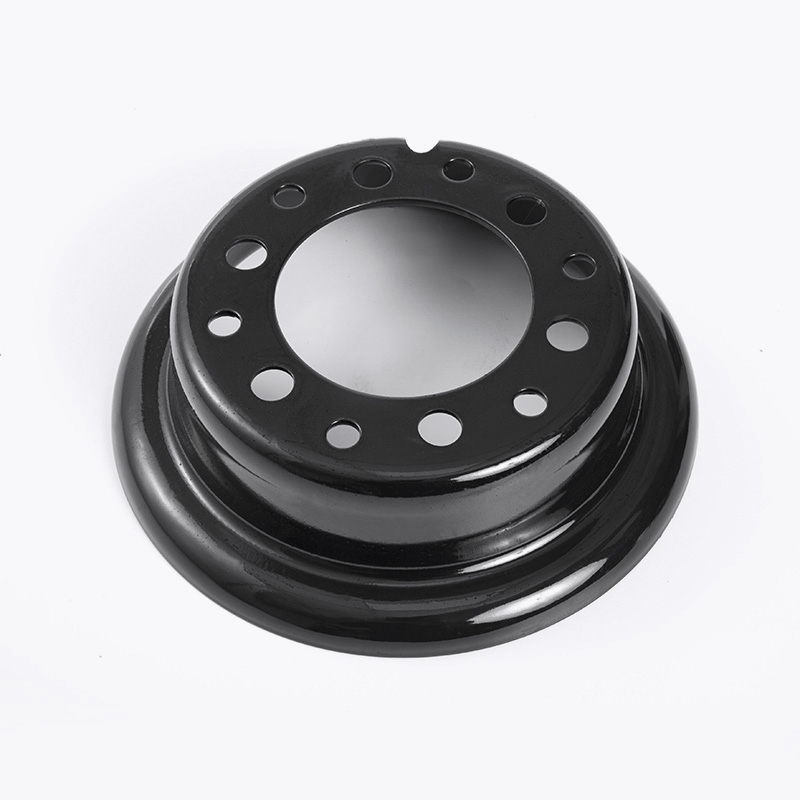 Разъемный стальной колесный диск для вилочного погрузчика Ханчжоу 18x7-8 Разъемный стальной колесный диск для вилочного погрузчика Ханчжоу 18x7-8