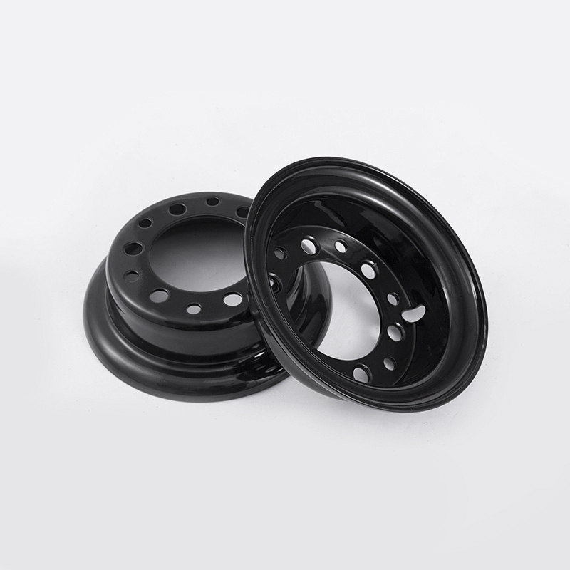 Разъемный стальной колесный диск для вилочного погрузчика Ханчжоу 18x7-8 Разъемный стальной колесный диск для вилочного погрузчика Ханчжоу 18x7-8